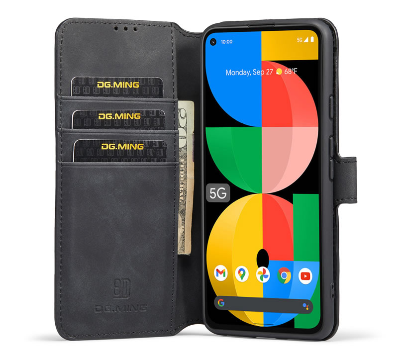 DG.MING Google Pixel 5A 5G Retro Case